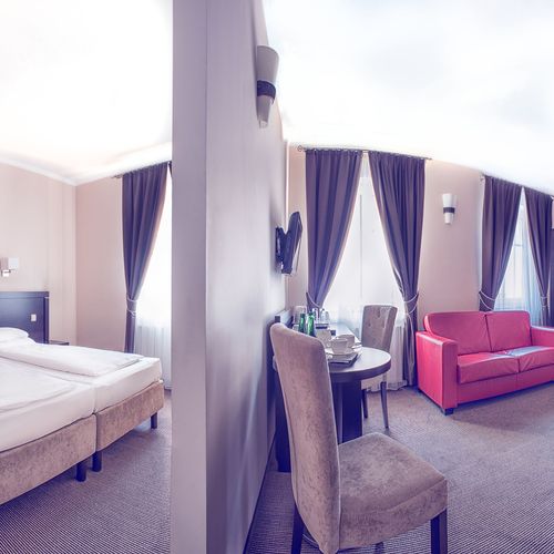 Apartament studio cu baie cu 1 camera pentru 2 pers.