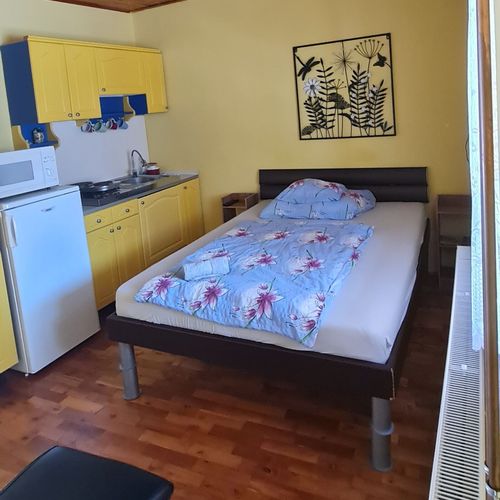 Apartament cu aer condiționat cu duș cu 1 camera pentru 2 pers.