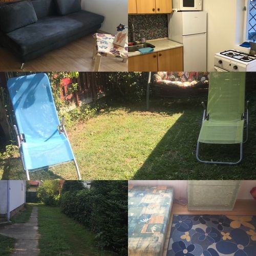 Apartament la etaj cu grădină cu 2 camere pentru 7 pers.