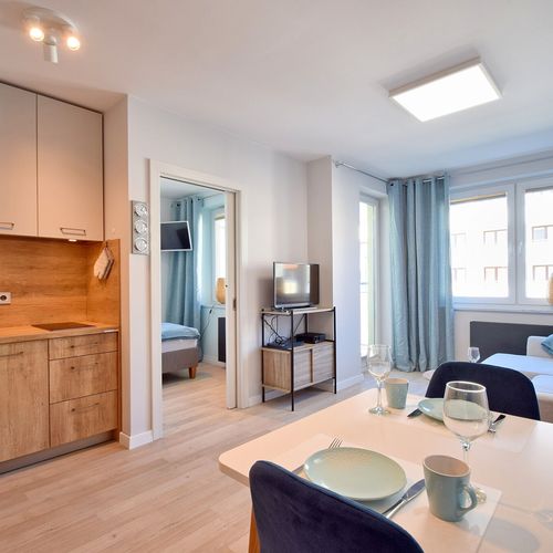 Apartament 4-osobowy z klimatyzacją z widokiem na ogród z 2 pomieszczeniami sypialnianymi