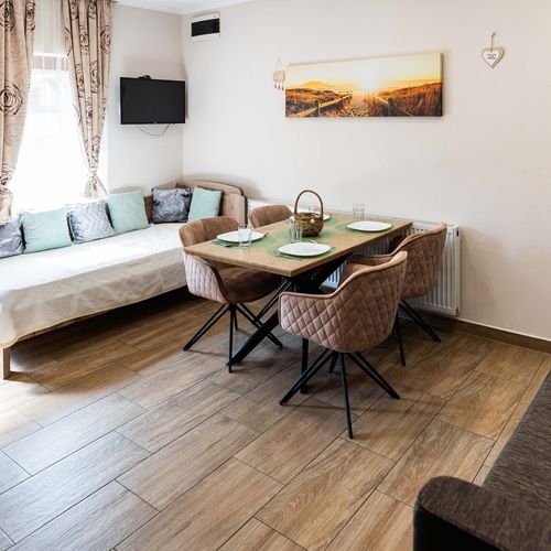 Apartament 5-osobowy z widokiem na ogród z 1 pomieszczeniem sypialnianym
