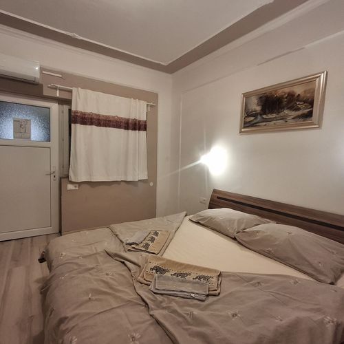 Apartament 2-osobowy z prysznicem z tarasem z 1 pomieszczeniem sypialnianym