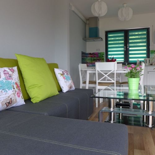 Apartament 4-osobowy na parterze z aneksem kuchennym z 1 pomieszczeniem sypialnianym