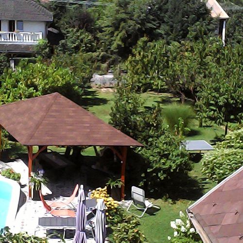 Apartament 2-osobowy z klimatyzacją z widokiem na ogród z 1 pomieszczeniem sypialnianym (możliwa dostawka)