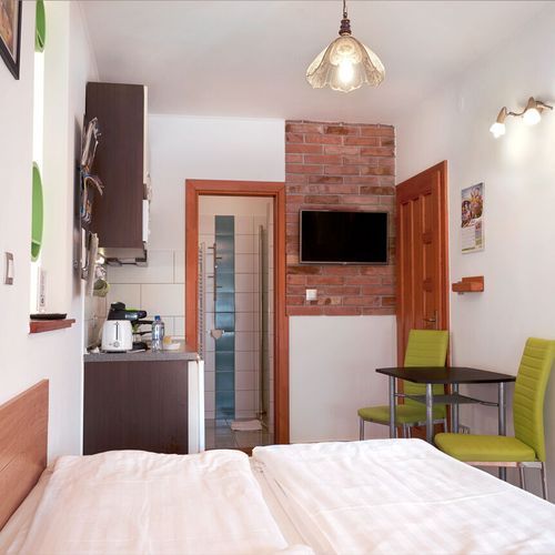 Apartament oasis Mini la parter cu 1 camera pentru 2 pers.