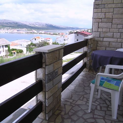 Apartman pro 6 os. se 2 ložnicemi s panoramou s výhledem na moře