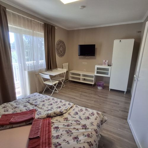 Apartament 3-osobowy na piętrze z balkonem z 1 pomieszczeniem sypialnianym