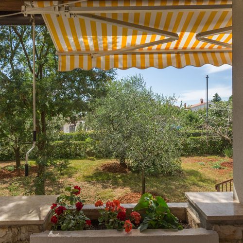 Apartament 2-osobowy z klimatyzacją z tarasem z 1 pomieszczeniem sypialnianym A-7166-b