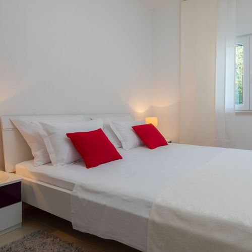Apartament 5-osobowy z klimatyzacją z widokiem na morze z 2 pomieszczeniami sypialnianymi A-978-b