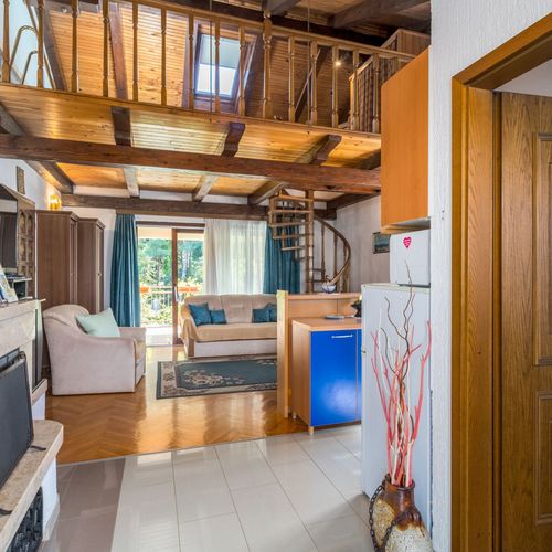 Apartament cu aer condiționat cu terasă cu 1 camera pentru 2 pers. AS-2216-a