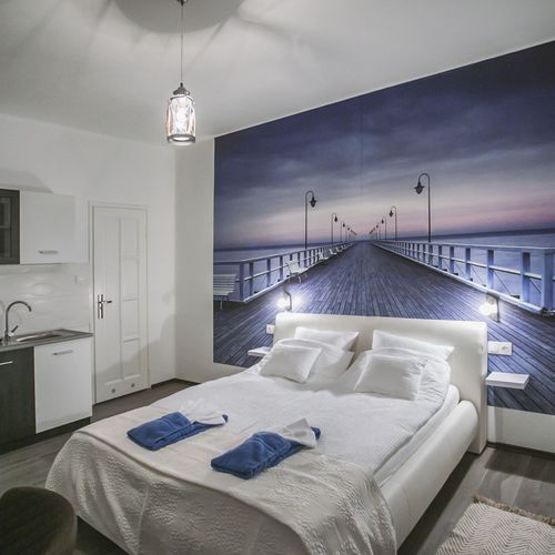 Romantik Apartman (jako celek) s terasou s manželskou postelí