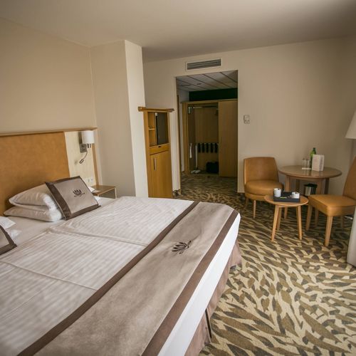 Penthouse Pokoj s manželskou postelí s panoramou