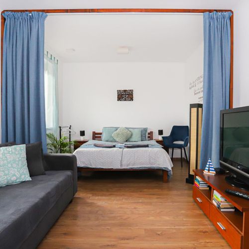Apartament 4-osobowy na parterze Deluxe z 1 pomieszczeniem sypialnianym