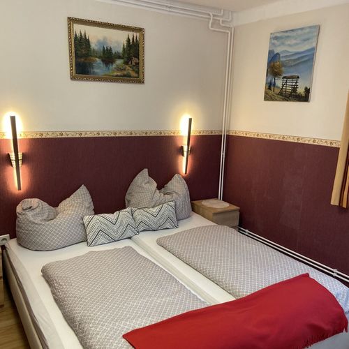 Apartament 4-osobowy Przyjazny podróżom rodzinnym z widokiem na góry z 2 pomieszczeniami sypialnianymi (możliwa dostawka)