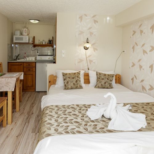 Apartament studio 15 mp cu vedere spre curte cu 1 camera pentru 2 pers.