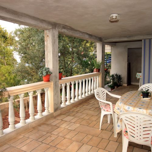 Apartament 2-osobowy z tarasem z widokiem na morze z 1 pomieszczeniem sypialnianym A-9141-b