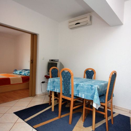 Apartament 3-osobowy z klimatyzacją z widokiem na morze z 1 pomieszczeniem sypialnianym AS-5018-a