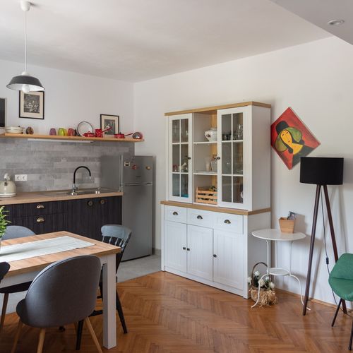 Apartman s klimatizací s terasou pro 3 os. s 1 ložnicí A-5203-c