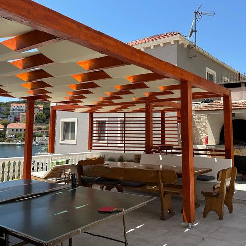 Apartament 2-osobowy z klimatyzacją z widokiem na morze z 1 pomieszczeniem sypialnianym AS-443-a