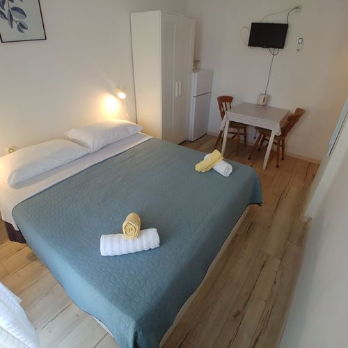 Apartament 2-osobowy z klimatyzacją z widokiem na morze z 1 pomieszczeniem sypialnianym AS-443-d