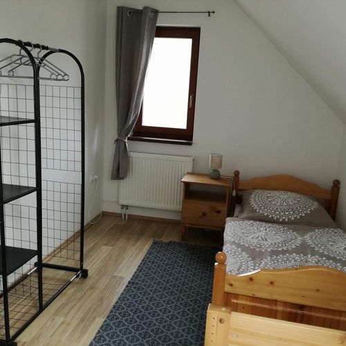 Apartament 5-osobowy Przyjazny podróżom rodzinnym z tarasem z 2 pomieszczeniami sypialnianymi (możliwa dostawka)