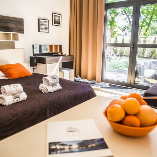 Apartament 3-osobowy Studio z tarasem z 1 pomieszczeniem sypialnianym