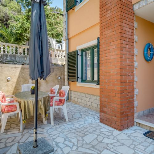 Apartament cu aer condiționat cu vedere spre mare cu 1 camera pentru 3 pers. A-5391-c
