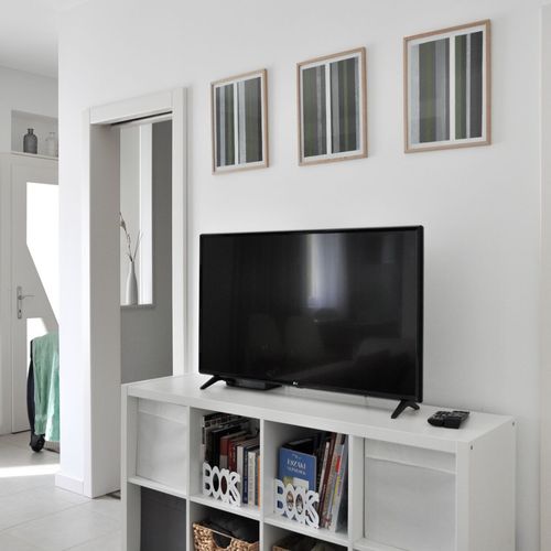 Apartament 4-osobowy Przyjemny wystrój wnętrz z tarasem z 2 pomieszczeniami sypialnianymi (możliwa dostawka)