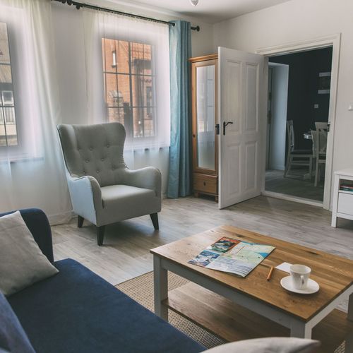 Apartament cu terasă cu grădină cu 2 camere pentru 5 pers.
