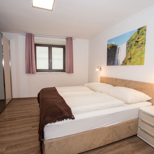 Apartament 2-osobowy Family udogodnienia dla niepełnosprawnych z 1 pomieszczeniem sypialnianym (możliwa dostawka)
