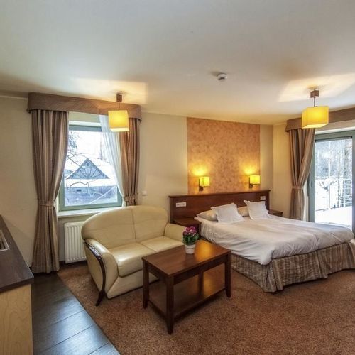 Apartament studio cu vedere spre grădină cu 1 camera pentru 2 pers.