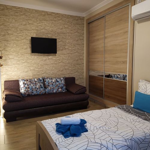 Apartament 5-osobowy Przyjazny podróżom rodzinnym z 2 pomieszczeniami sypialnianymi