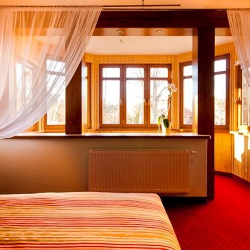 Apartament 2-osobowy Exclusive z antresolą z 1 pomieszczeniem sypialnianym