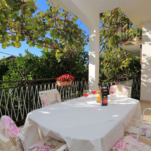 Apartman s klimatizací pro 4 os. se 2 ložnicemi s výhledem na moře A-2029-a