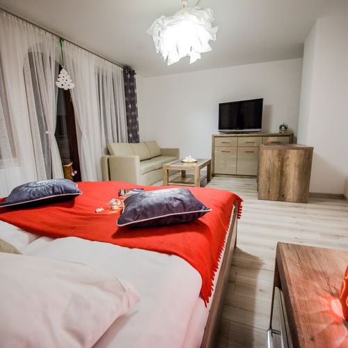 Apartament 4-osobowy Przyjazny podróżom rodzinnym z widokiem na góry z 2 pomieszczeniami sypialnianymi (możliwa dostawka)
