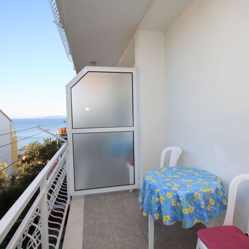 Apartament cu aer condiționat cu vedere spre mare cu 1 camera pentru 2 pers. A-8685-c