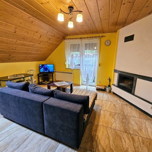 Apartament 2-osobowy z własną kuchnią z widokiem na góry z 1 pomieszczeniem sypialnianym (możliwa dostawka)