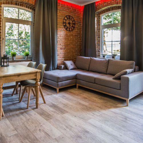 Apartament 4-osobowy na parterze Deluxe z 2 pomieszczeniami sypialnianymi