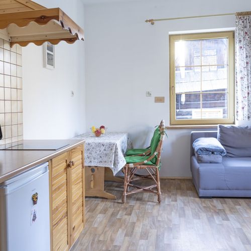 Apartament 4-osobowy z własną kuchnią z widokiem na ogród z 2 pomieszczeniami sypialnianymi