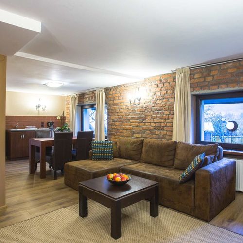 Apartament 5-osobowy z tarasem z aneksem kuchennym z 2 pomieszczeniami sypialnianymi