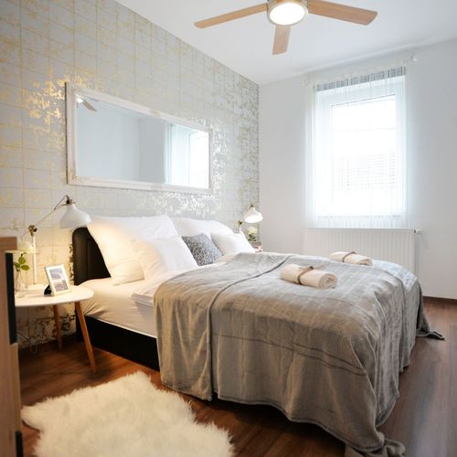 Apartament familial(ă) cu terasă cu 3 camere pentru 5 pers.