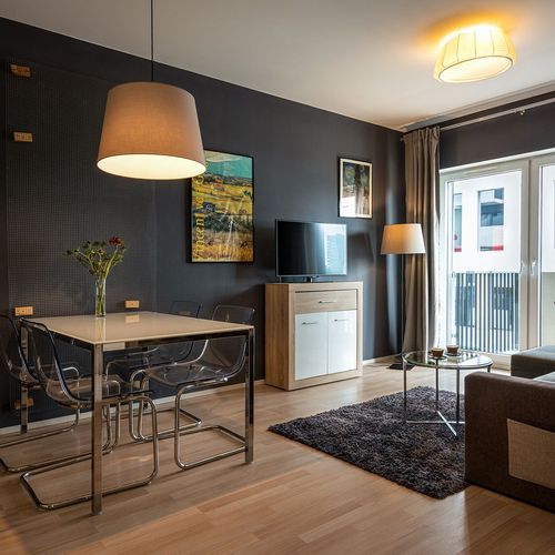 Apartament 4-osobowy z widokiem na rzekę z 2 pomieszczeniami sypialnianymi