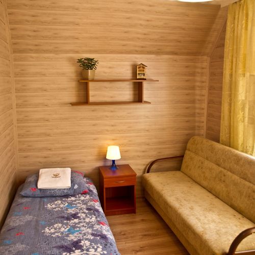 Apartament 3-osobowy Standard Plus z balkonem z 1 pomieszczeniem sypialnianym