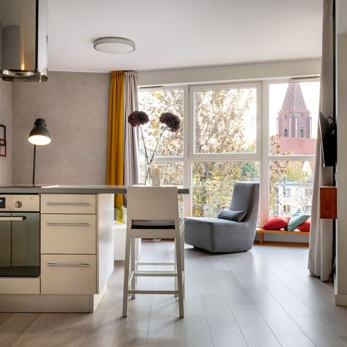 Apartament cu balcon cu 1 camera pentru 4 pers.