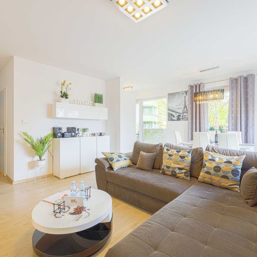 Apartament 5-osobowy Deluxe z aneksem kuchennym z 2 pomieszczeniami sypialnianymi