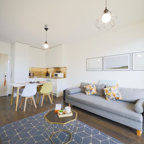 Apartament 4-osobowy Deluxe z aneksem kuchennym z 2 pomieszczeniami sypialnianymi