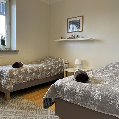 Apartament 4-osobowy Przyjazny podróżom rodzinnym z widokiem na miasto