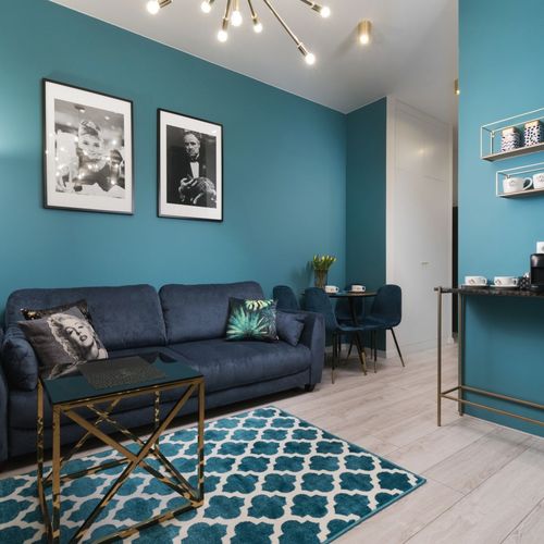 Apartament 4-osobowy na piętrze z tarasem z 2 pomieszczeniami sypialnianymi