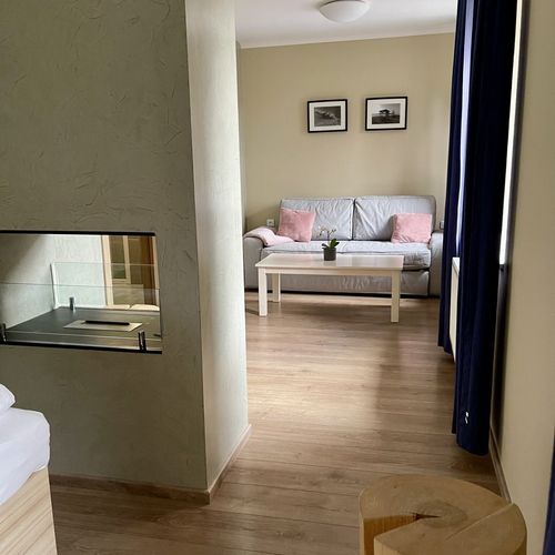 Apartament 2-osobowy Romantyczny z prysznicem z 1 pomieszczeniem sypialnianym (możliwa dostawka)