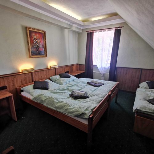Camera twin cu duș (se poate solicita pat suplimentar)